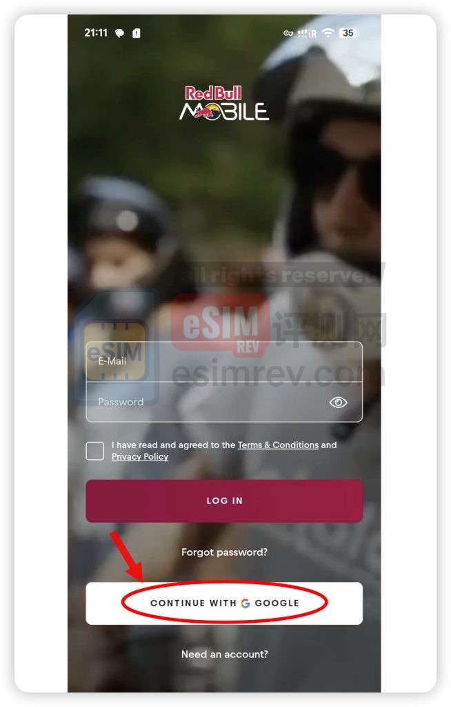 紅牛移動（RBM Data）免費試用評測，Red Bull MOBILE Data eSIM 免費 1GB 流量